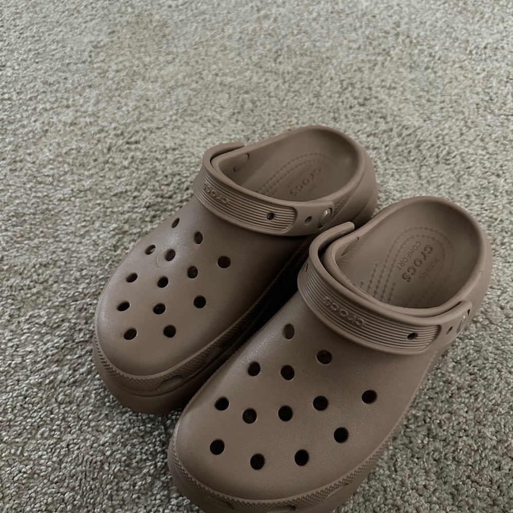 Crocs Crush Clogs in Latte